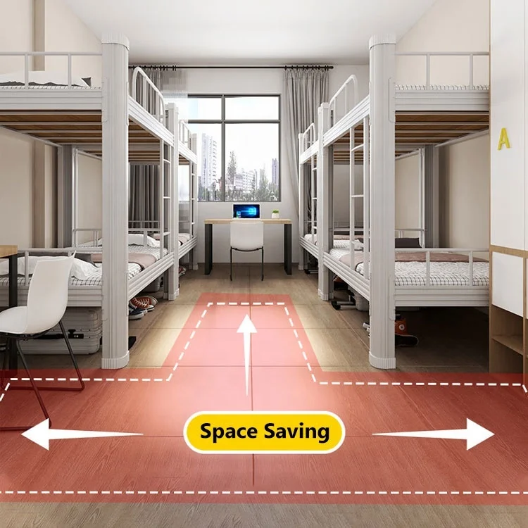 Bunk bed in a modern room