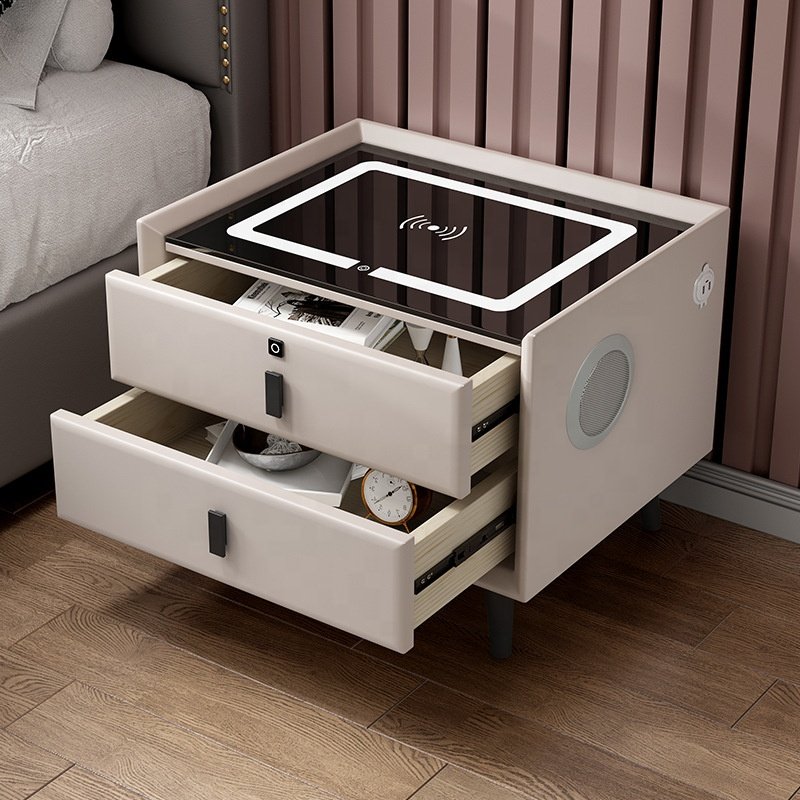 drawer bedside table storage