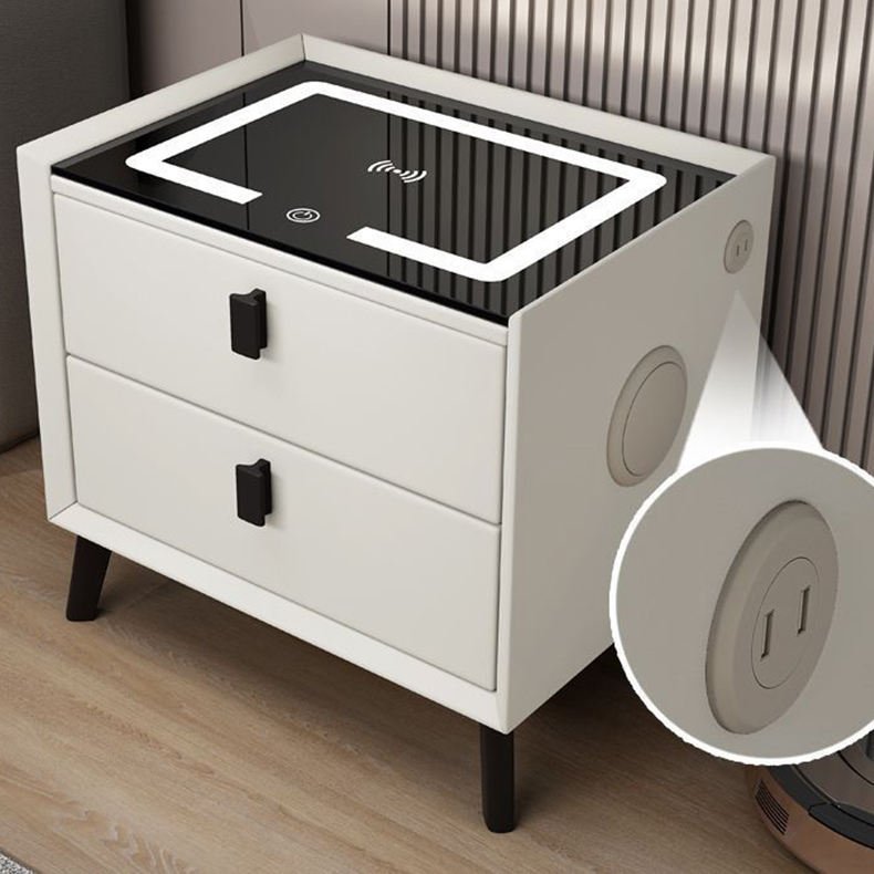 USB charging bedside table
