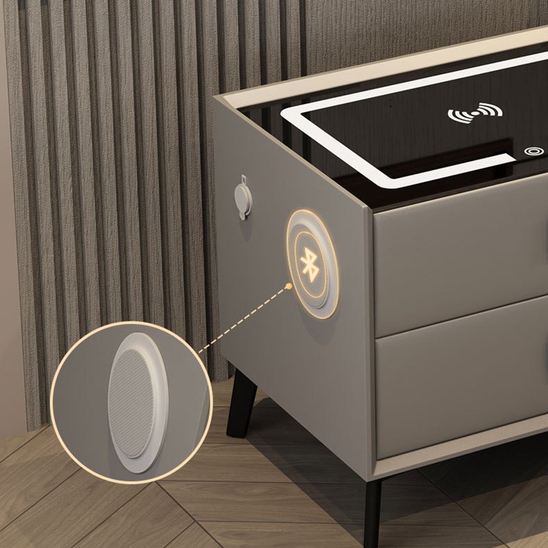 Bluetooth speaker bedside table